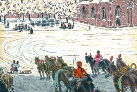 Attacchi: Divertimenti invernali con Slitte a cavalli