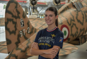 Eleonora Sanna nel Centro Sportivo dell’Aeronautica Militare